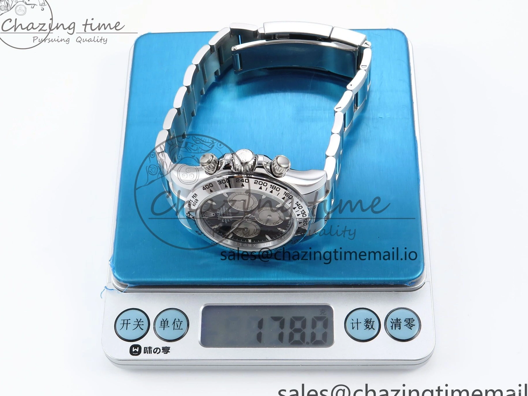 0402 Daytona 126509 QF 1:1 Best Edition Black Silver Dial on SS Bracelet SH4131 V6 (Gain Weight） DailyWear 1007